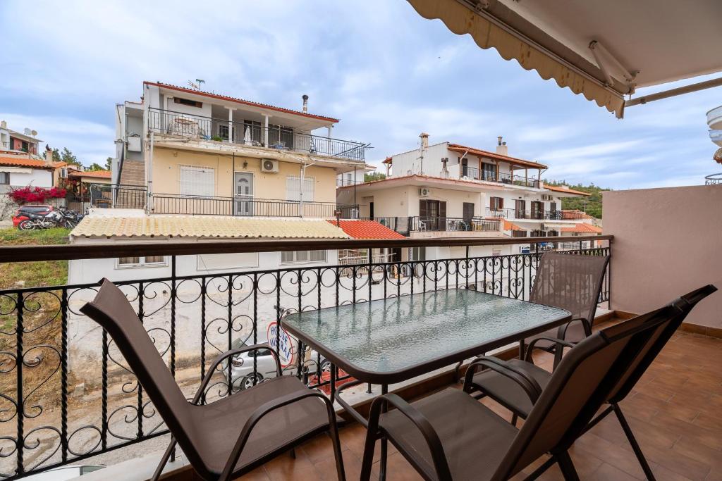 Private balcony view